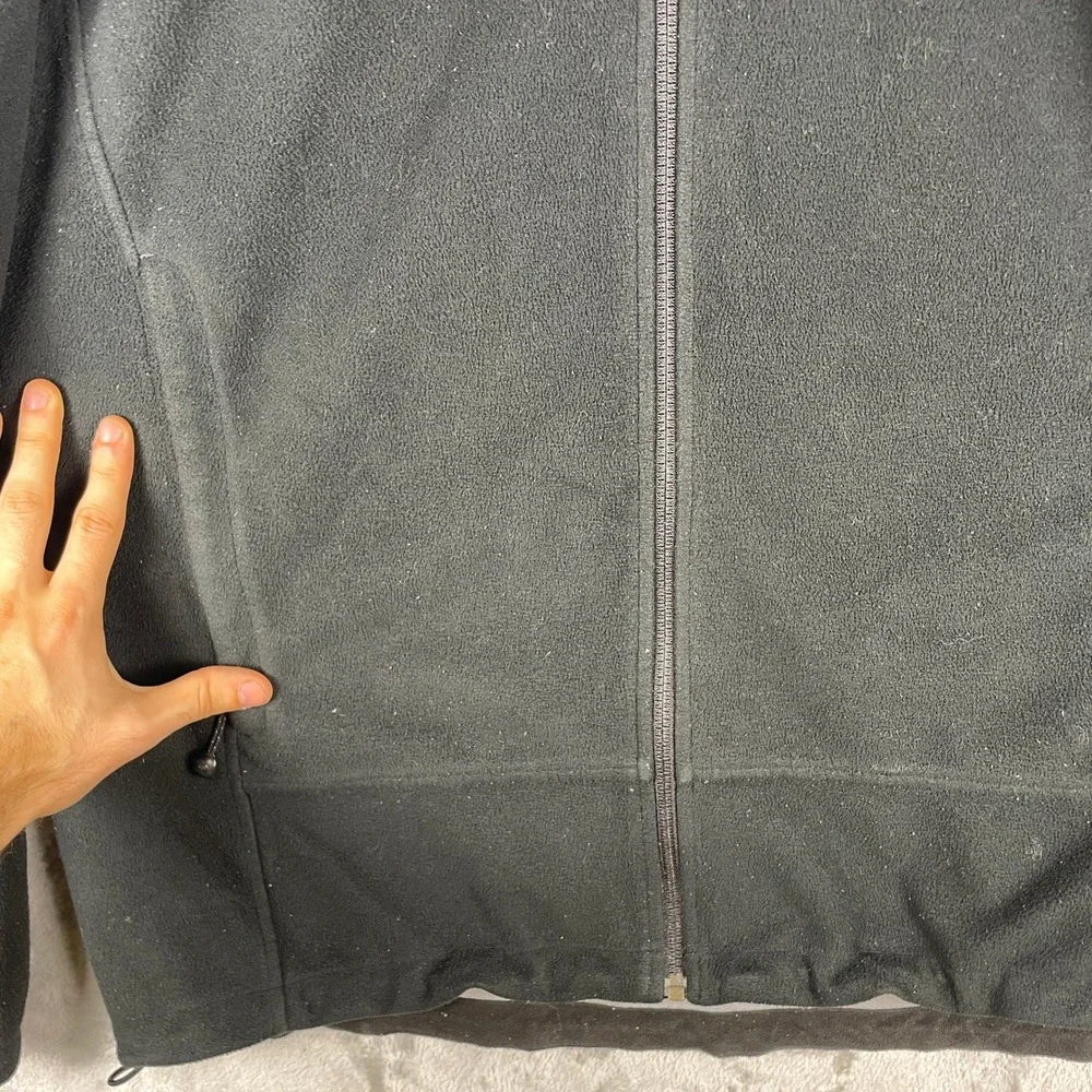 The North Face Windwall Fleece Jacket Mens XL Black Full Zip Fall 2007